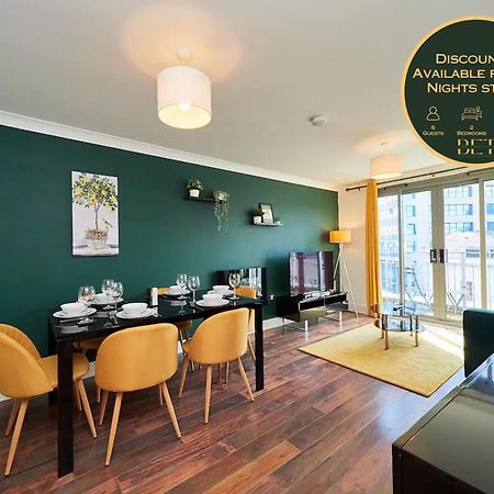 Emerald Suite - Two Story Duplex Apartment - Balcony - Contractors - Family - City Centre - Broadway Plaza - Five Ways - Sleeps 6 Birmingham Exterior foto